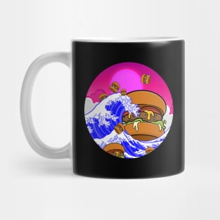 The Great Burger Wave Mug